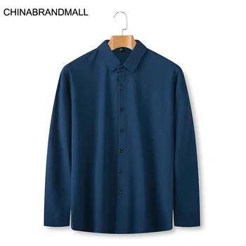 

2020 Season Men Plus Fat Plus Size Leisure Printing Long Sleeve Shirt Male Fat Man Long Sleeve Top