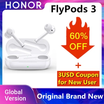 

Honor Magic Flypods 3 TWS Wireless Earbuds In-Ear Hybrid Active Noise Cancelling Earphones Adaptive 3-Mics for Noise-free Calls