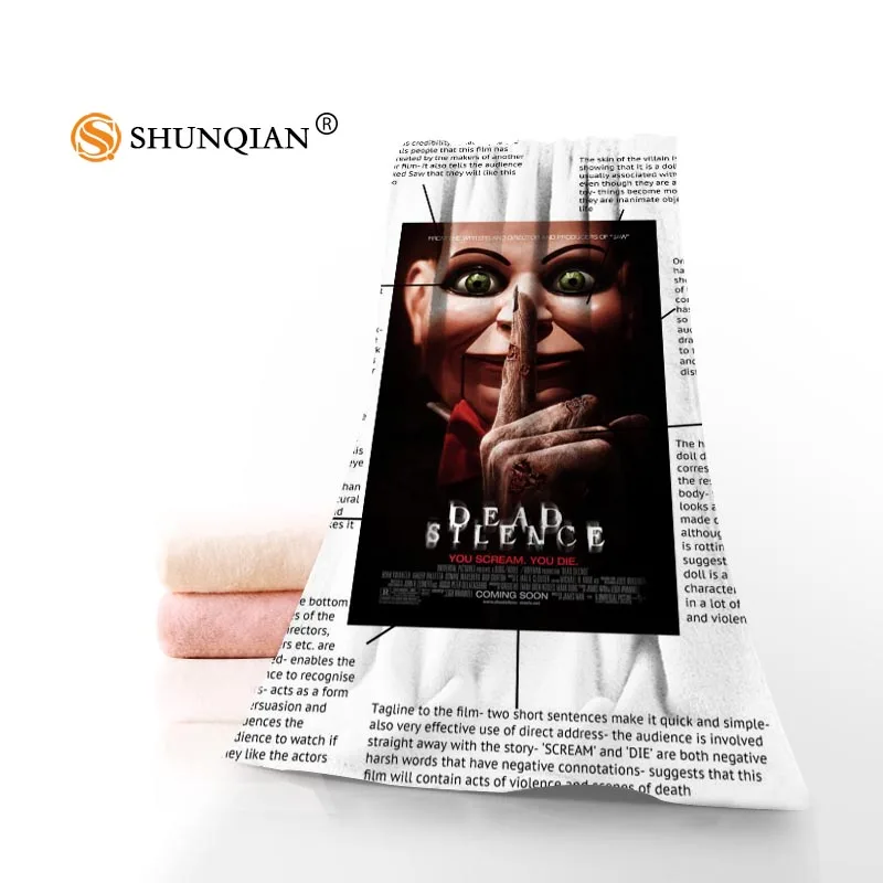 Пользовательские Dead Silence 35x75 см полотенце для лица s facmarlet бамбуковое волокно мочалка быстросохнущее спортивное полотенце - Цвет: 7