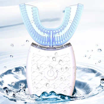 

USB Charging Sonic Electric Toothbrush 360 Degrees Waterproof Automatic Tooth Brush with Whitening Blue Light