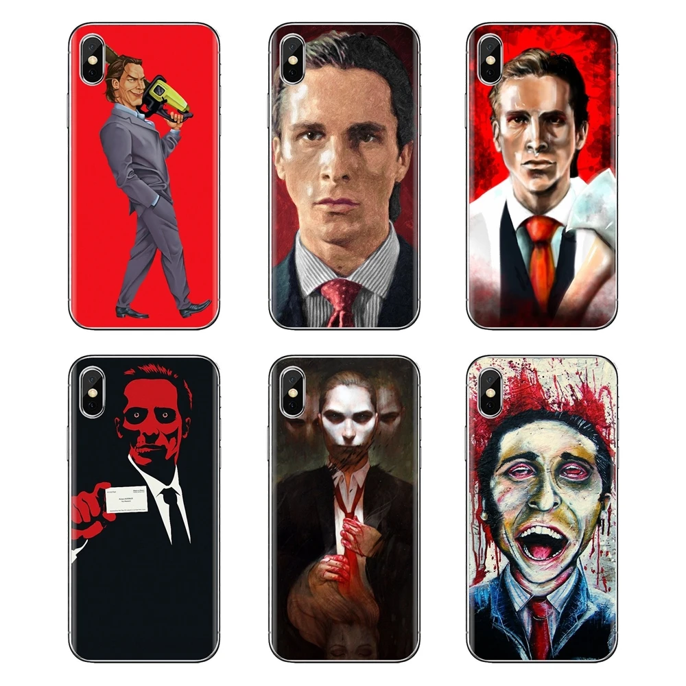 For Samsung Galaxy A3 A5 A7 A9 A8 Star A6 Plus 2018 2015 2016 2017 Patrick Bateman Business Card Transparent Soft Cases Covers |