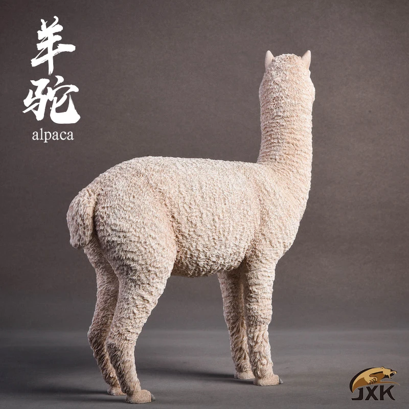 1/6 Смола Южная Америка Альпака животных модель Jxk011 трава китайский мем "Mud Horse" Модель статический украшения домашнее животное F 12 "фигурку