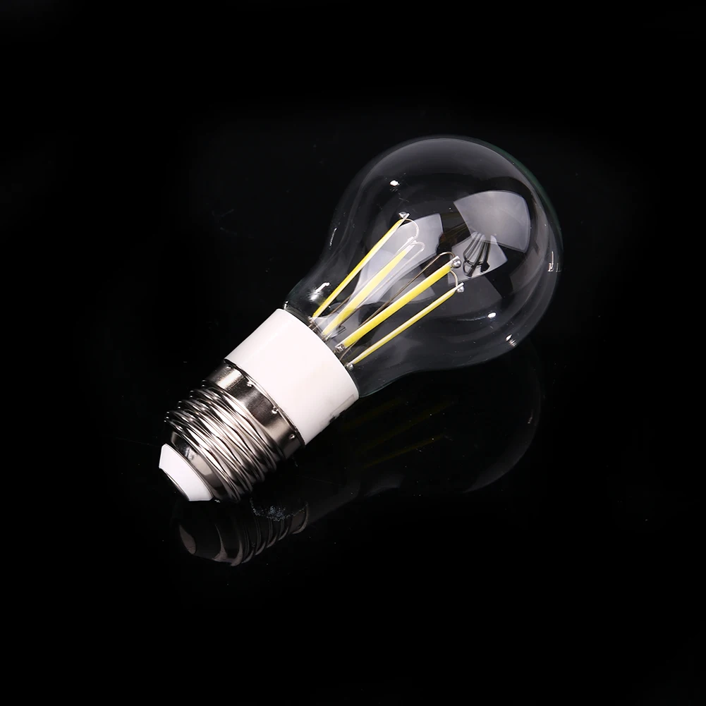 E27 AC/DC12V 4 Вт лампа edison Стекло прозрачный светильник лампа
