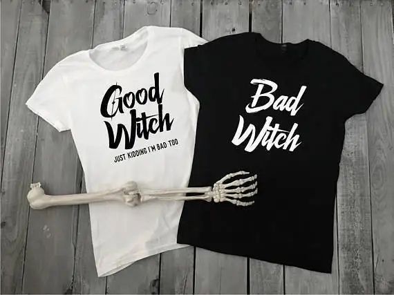 Duo Halloween Shirt, Good Witch Bad Witch Shirts, Halloween Shirt, Best Friend Halloween Shirts, Halloween Party Shirt - Funny Halloween
