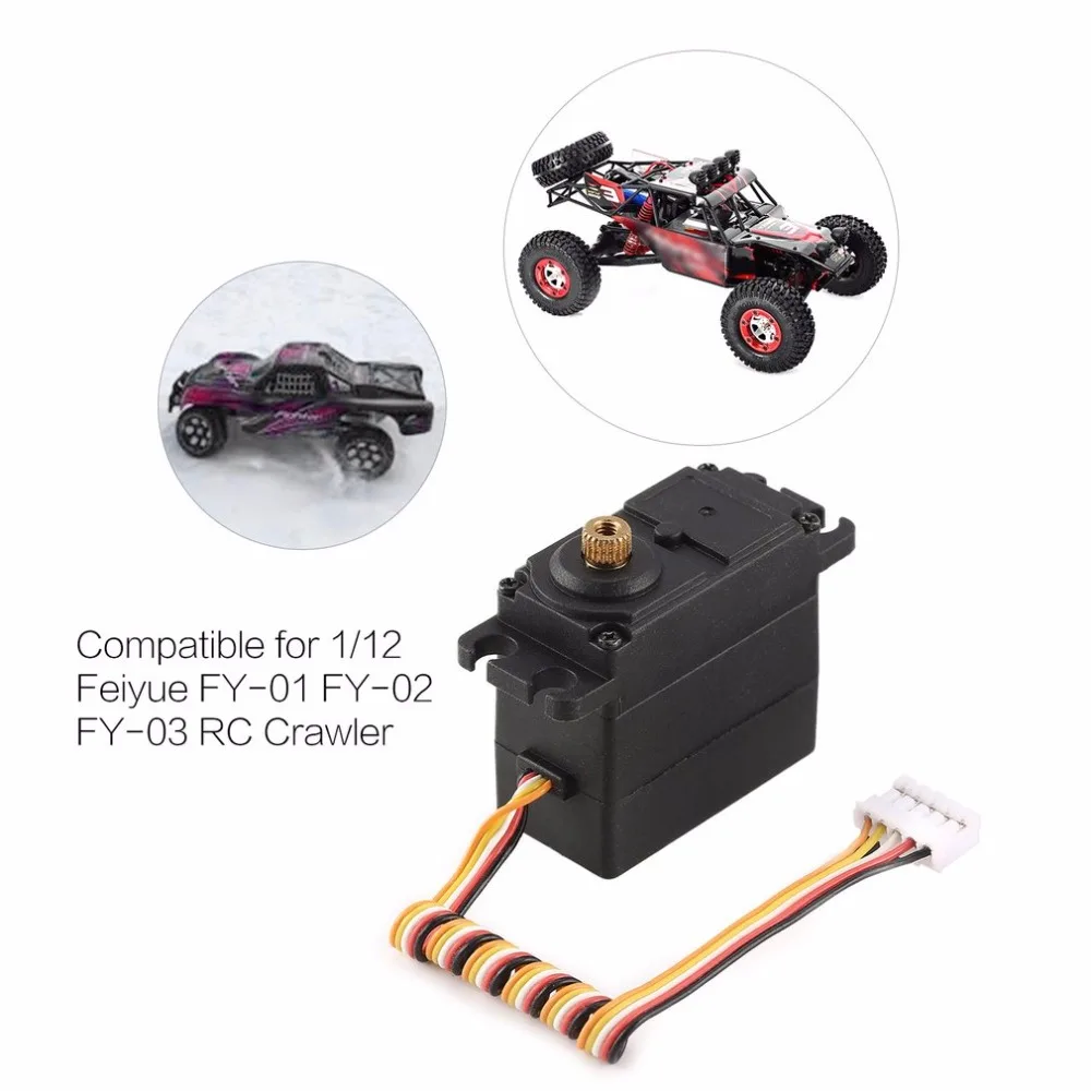 20g Servo 5pin Plastic or Metal Gear 4.8-6V for 1/12 Feiyue FY-01 FY-02 FY-03 RC Car Crawler Truck Steering Part Accessories