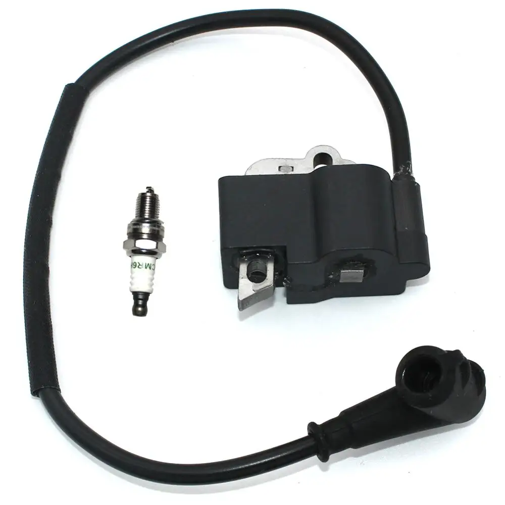 Ignition Coil Module with Spark Plug CMR6H for Stihl MS201 MS201T MS201C MS201 2-Mix Chainsaw PN#1145 400 4711 1145 400 1303 000 afbeelding