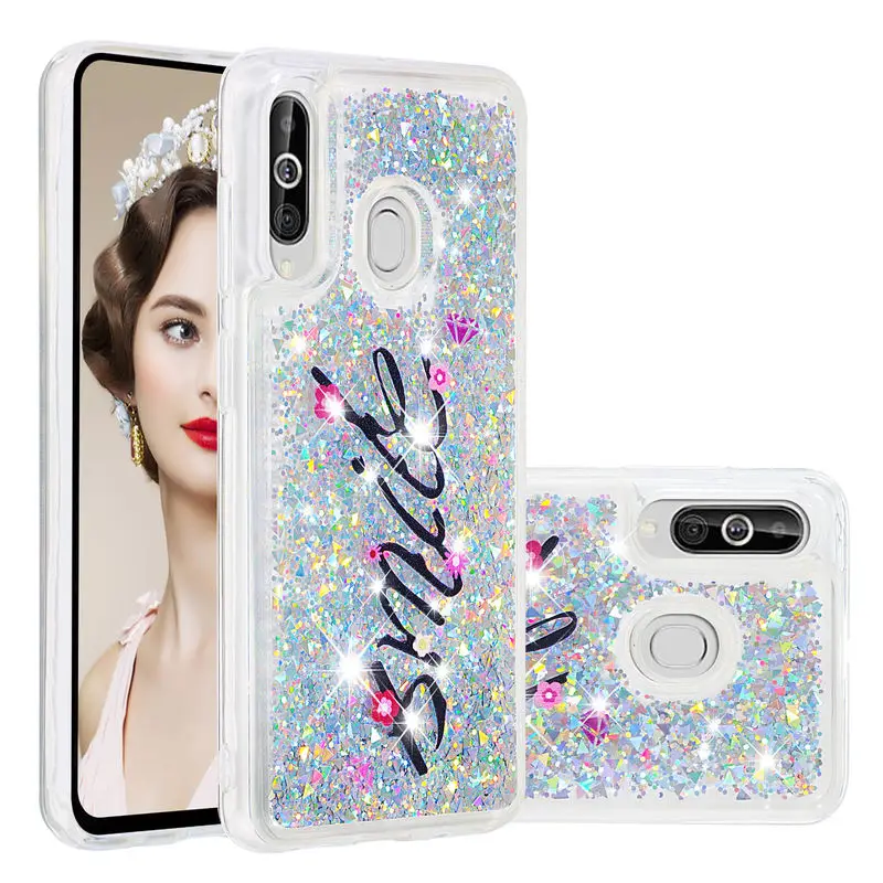 

Shockproof Phone Case For Samsung Galaxy A60 Silicon Soft Cover For Samsung Galaxy A 60 M40 Luxury Liquid Glitter Quicksand Case