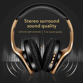 

NEW Surround Stereo Ergonomic Wireless Headset Portable Folding Bluetooth Headset Head-mounted Bluetooth Headset Auriculares