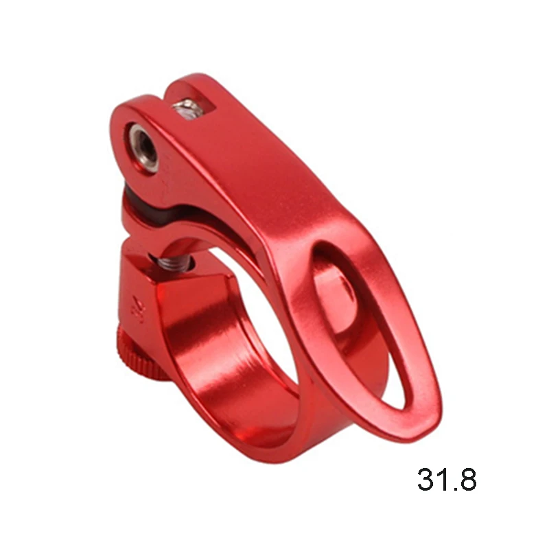 red 31.8 Подседельный хомут плоскогубцы для велосипеда подседельный хомут s 28,6/31,8/34,9 мм YA88 - Цвет: red 31.8