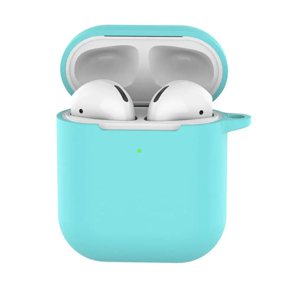 Силиконовый чехол для AirPods, защитный чехол для ушей с Apple, чехол 2 и крючок, не теряющий ушной крючок, AirPods, без чехла - Цвет: J