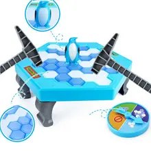 Мини-Пингвин ловушка настольная игра ледяная Битва Сохранить Пингвин Вечерние игры родитель-ребенок Интерактивные развлечения настольные игрушки