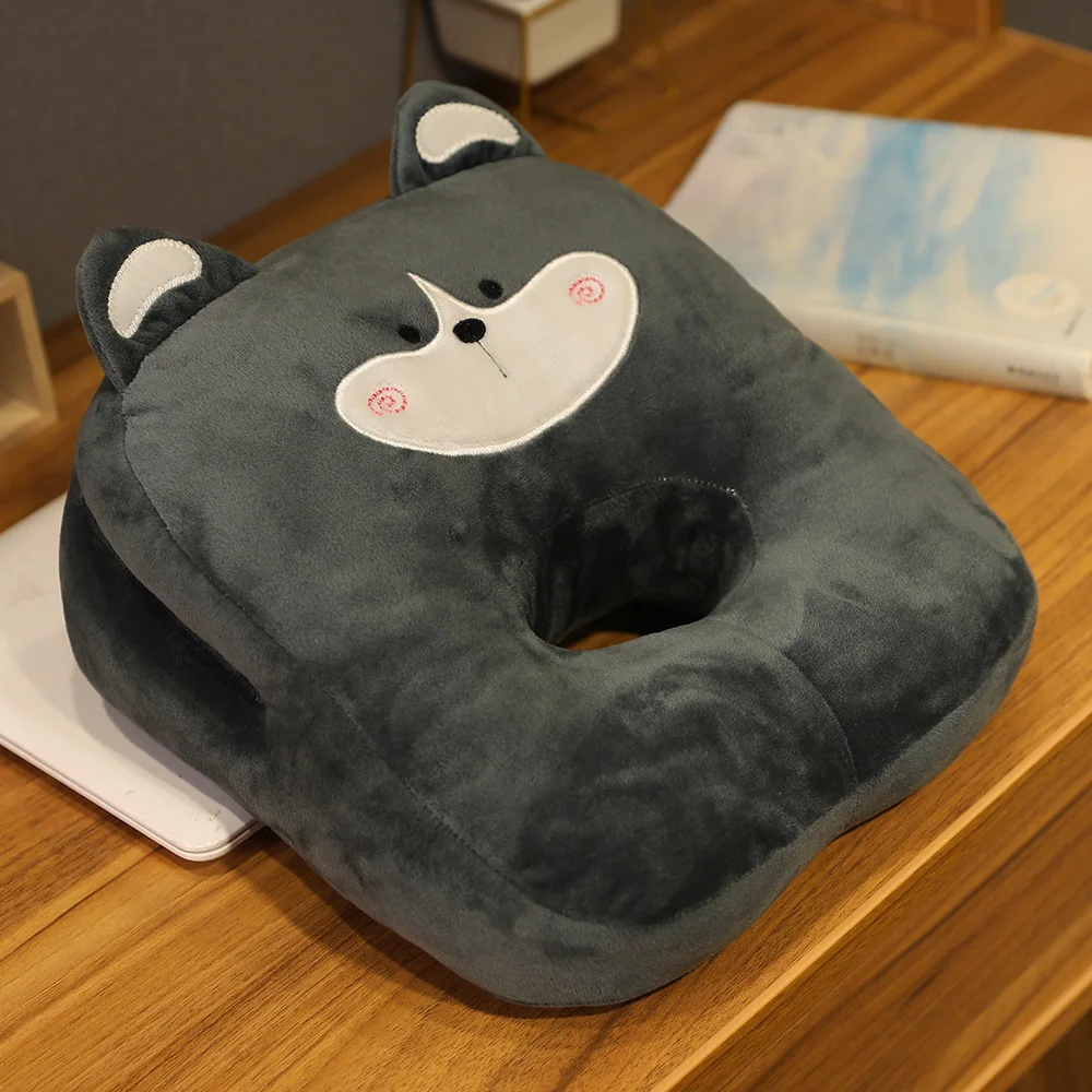 

Nap Pillow For Office Desk Plant Plush Hand Warmer Soft Dinosaur Husky Toys Cactus Carrot Doll for Kids Girls Birthday Gift