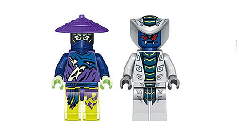 Legoings Ninjagoe Ghost Evil Ninja Pythor Chop'rai Mezmo Serpentine Army Model Kids Toys Gifts Building Blocks Dolls