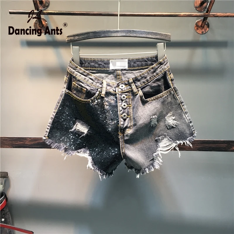 Woman Shorts High Waist Loose A line 
