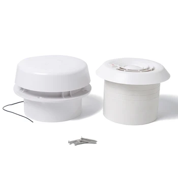 

60CFM RV Motorhome Easy Install Trailer Roof Ventilation 12V Cooling ABS Exhaust Fan Ceiling Mount Effective Caravan Mute