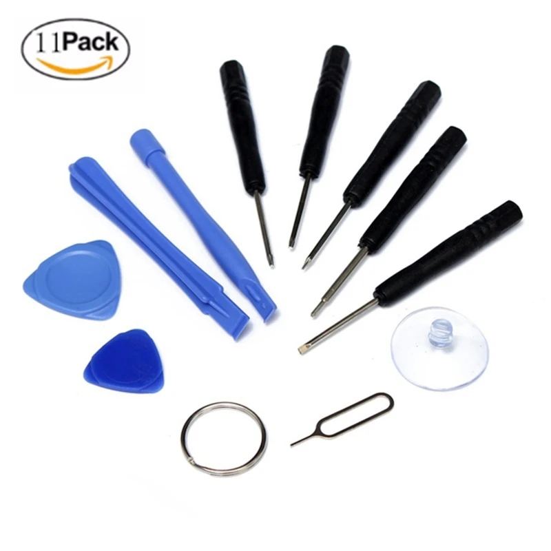 

11Pcs Cell Phone Opening Pry Repair Tool Kit Precision Screwdriver Set for Mobile Phone Screen Pry Opening Tools Set for iPhone