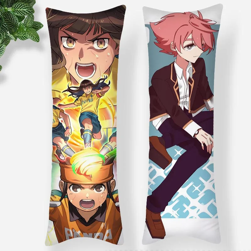 

Custom Inazuma Eleven Anime Pillowcase Printed Satin Fabric Pillow Cover Rectangular Zipper Kawaii Body Cover Dropshipping 0618
