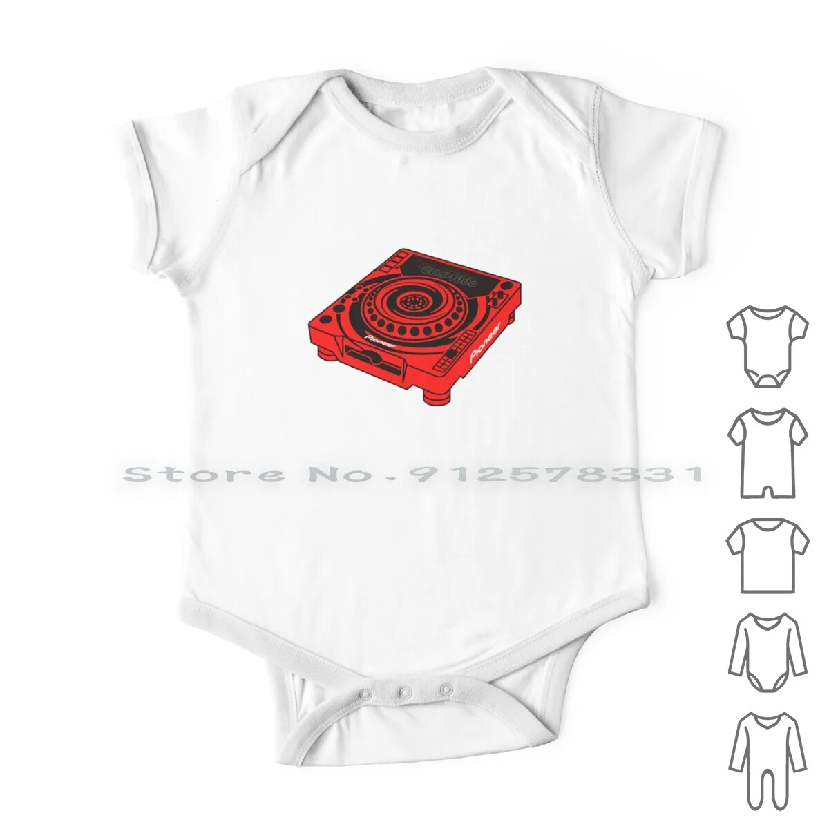 Pioneer Cdj 1000 Vestiti Per Neonati Pagliaccetti Tute In Cotone Deejay Djing Disc Jockey Djs Djay Vinyl Record Giradischi Deck