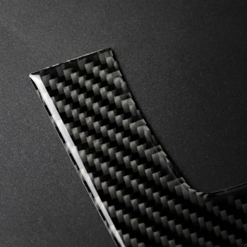 

Carbon Fiber Car Interior CD Control Panel Cover Trim For BMW E90 E92 E93 2005-2012 Car Decorative Stickers