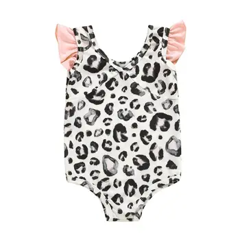 

Baby Girls Toddler Kids Leopard Swimwear Swimsuit Bikini Set Bathing