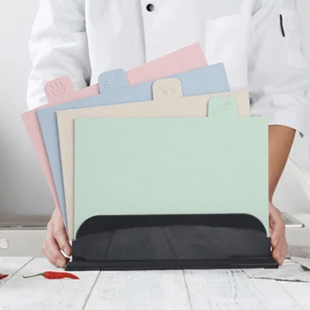 

Colour Coded Chopping Board Set Of 4 Cutting Kitchen Non Slip Food Preparation