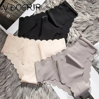 

VDOGRIR New Sexy Women Seamless Briefs Female Fashion Panties Thongs Womens Lingerie Low Waist Comfortable Underwear Tangas