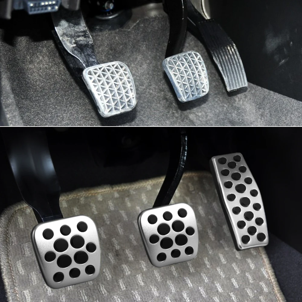 Stainless Steel Pedal Pads Cover for Chevrolet Cruze Sedan Hatchback OPEL Mokka 2013-2015 ASTRA J Insignia car accessories car pedals pedal cover stainless steel pedal cover