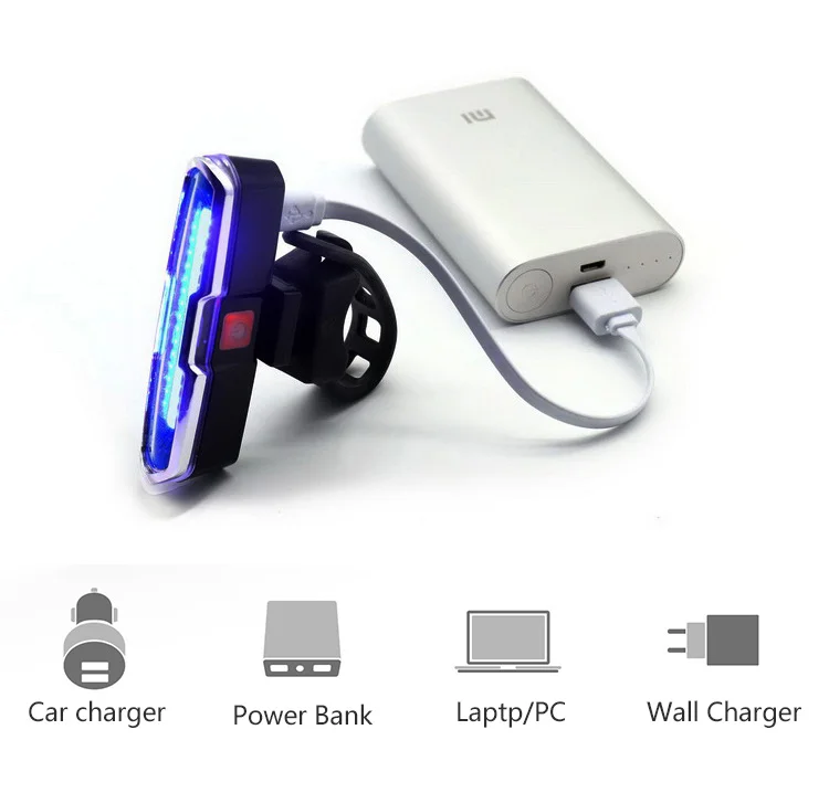 Clearance Bike Tail Light USB Rechargeable 168Lumens Ultra Bright Bicycle Rear Light LED Waterproof 5 Modes Cycling Taillight For Bicycle 6