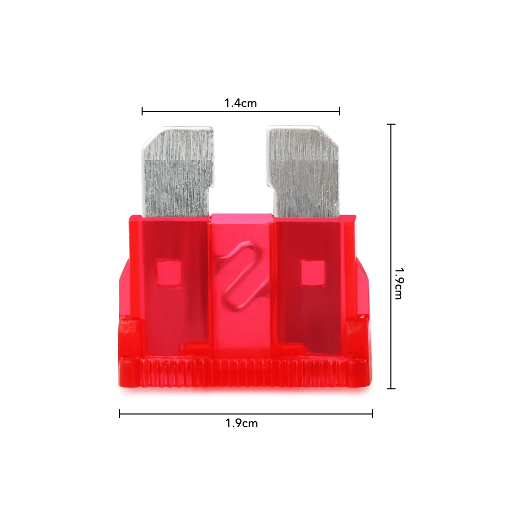 50PCS Car Fuses Auto Blade Type Fuse Set Accessories for toyota chr corolla camry prius venza prado Rav4 Auris Yaris aygo