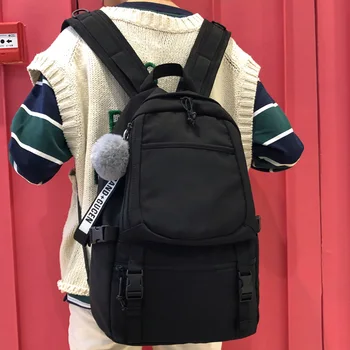 

New Waterproof Nylon Women Backpack Female High Capacity Schoolbag For Teenage Girls Multi-pocket Travel Bag Book New 2020