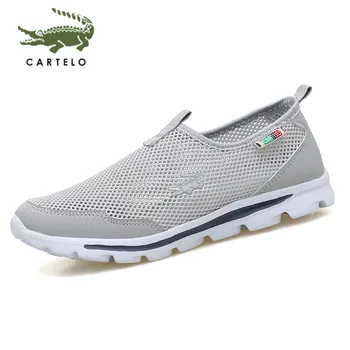 

CARTELO men's shoes net shoes summer wild outdoor casual shoes men's breathable one pedal light sports shoes men