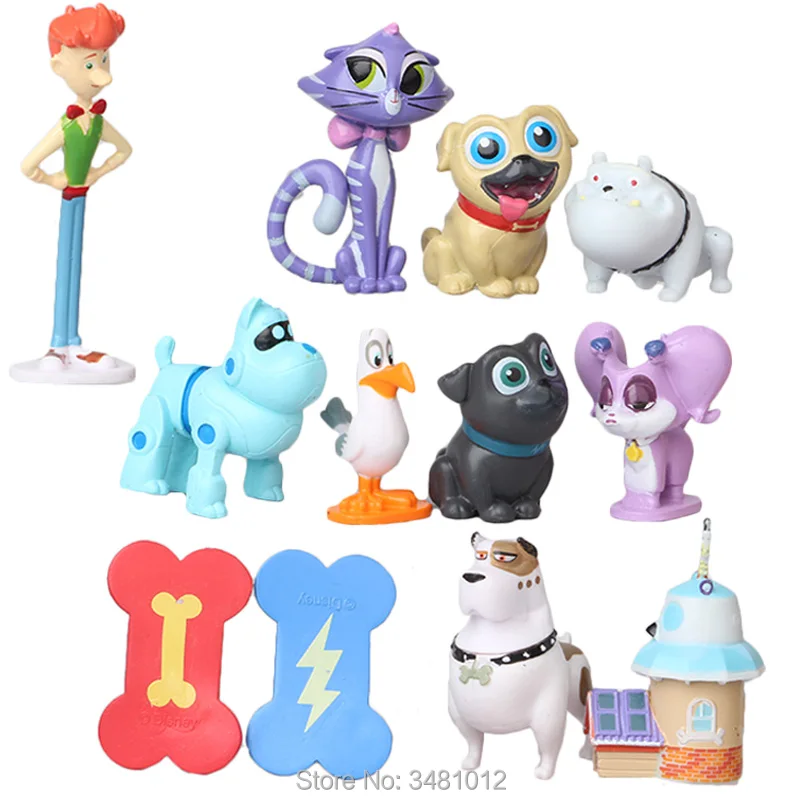 Puppy Dog Pals Bingo Rolly Miniature Pvc Action Figures Hissy Anime  Figurine Collectible Dolls Kids Toys For Children 12pcs/set - Action  Figures - AliExpress