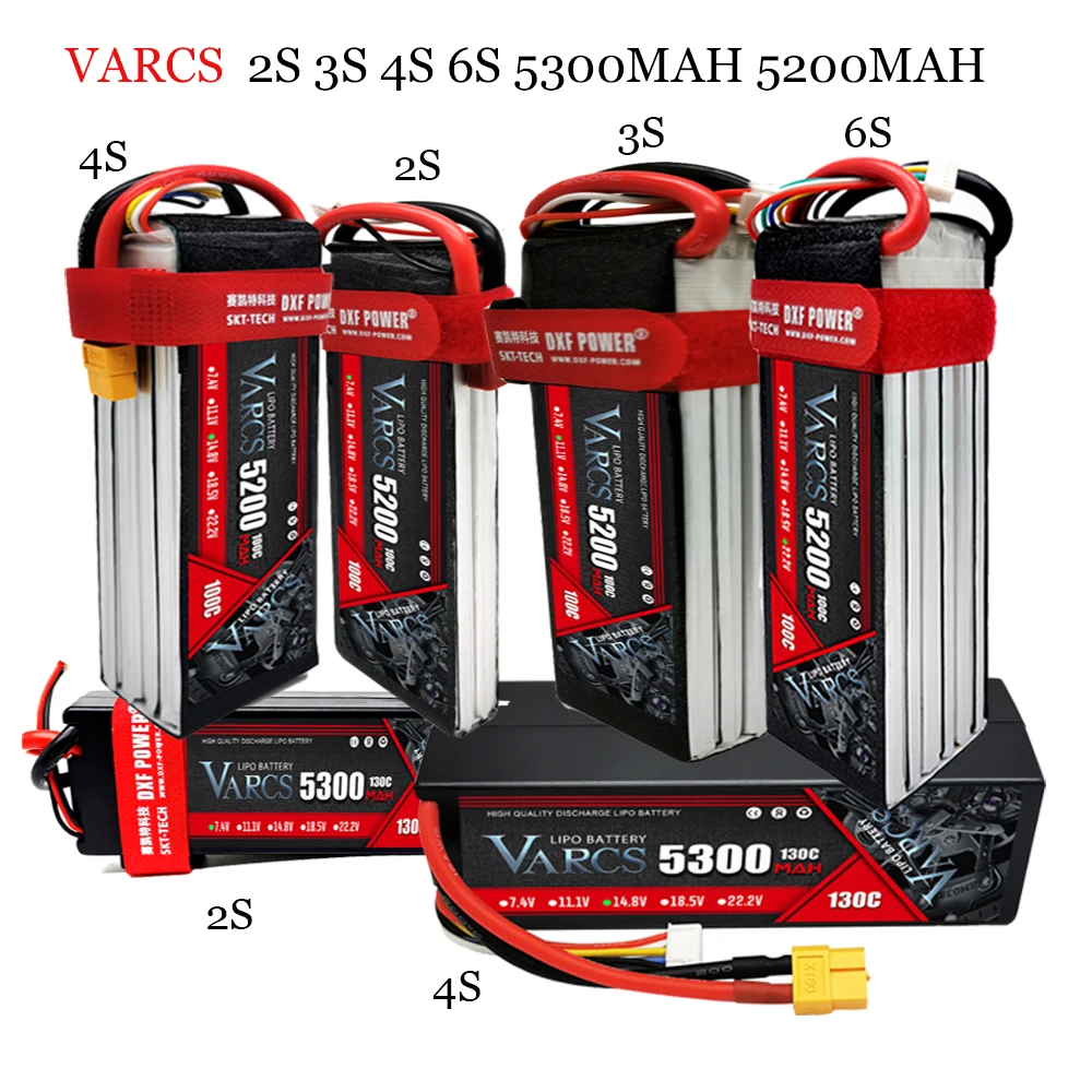 Tanio VARCS grafen bateria Lipo 2S 3S 4S 6S 7.4V