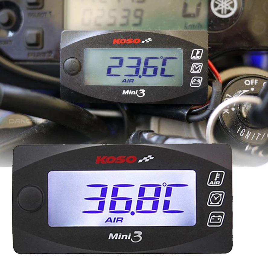 Temperature Meter Voltmeter Clock Meter Motorcycle Parts Temp