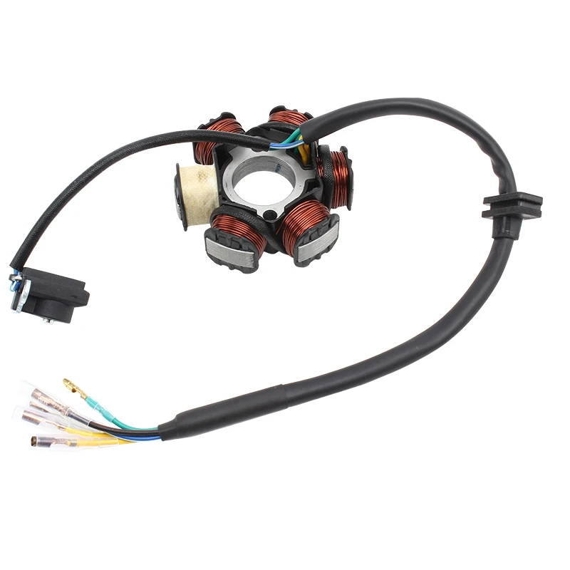 ZS1P62YML-2 2V ZS190 Zongshen 190cc 2v 엔진 용 오토바이 고정자 코일 전기 스타터 전기 시작 구덩이 먼지 자전거
