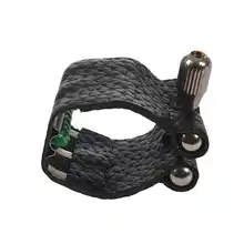 Кожаный Знак сопло замок Ligature с выпрямителем для альт тенор Стандартный саксофон