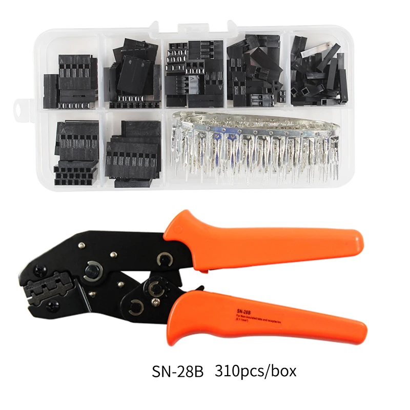 Powerful SN-28B Pin Socket Terminal Crimping Tool Crimper For JST-SM & Dupont UK 
