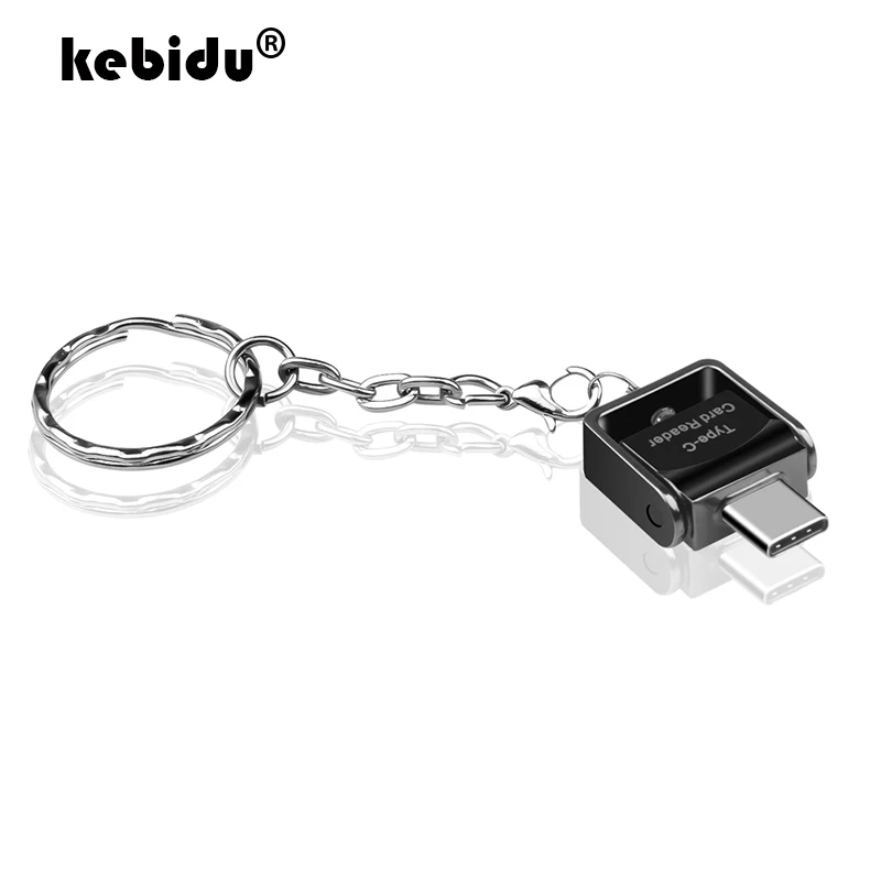 

kebidu high quality type-c usb 3.1 otg phone type c memory card reader adapter for TF micro SD pc computer laptop accessories