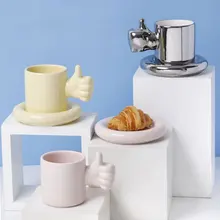 Luxury Cup And Saucer Set Bone China Coffee Mug Nordic Original Tea Cups And Saucer Sets Espresso Cups Mug Aesthetic Tableware