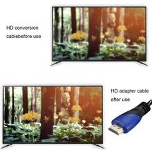 LESHP сине-черный 2/3/10 м Прочный Портативный Высокоскоростной HDMI кабель с Ethernet поддерживает 3D& Реверсивный звуковой канал
