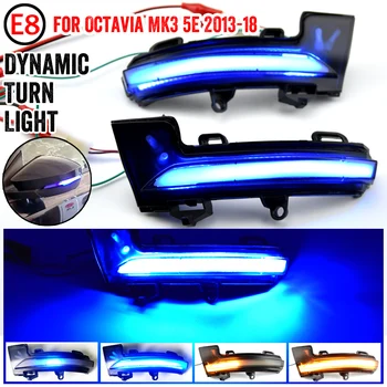 

For Skoda Octavia Mk3 A7 5E Dynamic LED Turn Signal Blinker Mirror flasher Light 2014 2015 2016 2017 2018 2019