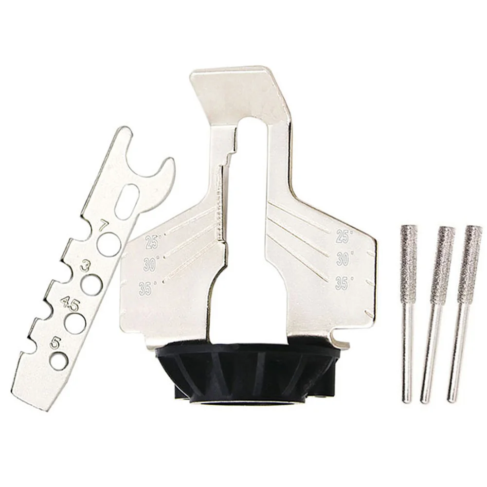 Chain Saw Tooth Grinding Tools Sharpening Attachment for Electric Grinder Outdoor Garden MU8669