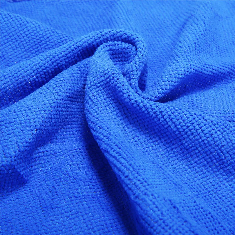Mayitr 10pcs/set 30*30cm Blue Car Soft Microfiber Towel Cloth High Absorbent Auto Wash Cleaning Polish Cloths for Car Cleaning