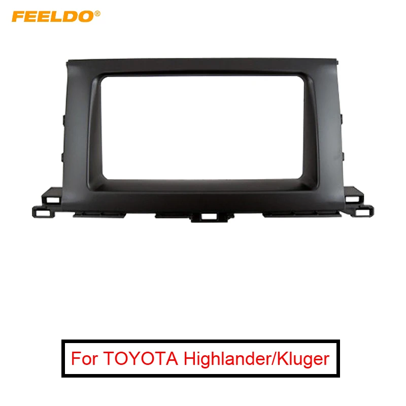 

Автомагнитола FEELDO, аудио панель, рамка, адаптер для TOYOTA Highlander Kluger 2DIN, стереопластина, видеорегистратор, модель FD4874