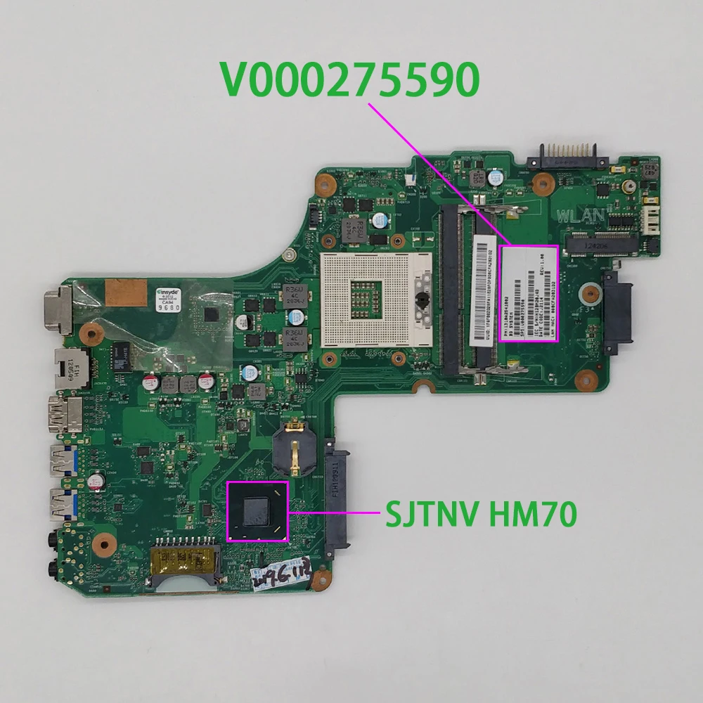 Материнская плата V000275590 DK10F-6050A2541801-MB-A02 SJTNV для ноутбука Toshiba Satellite C850 L850 C855 |