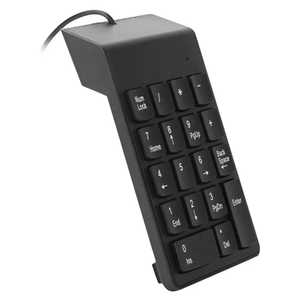 Проводная USB цифровая клавиатура тонкая мини с цифрами 18 клавиш для iMac/Mac Pro/MacBook