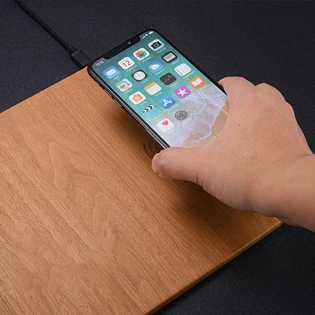 

DOITOP Wireless Charging Mouse pad Universal Mobile Phone Qi Wireless Charger Charging Mouse Pad Mat for Samsung iPhone X 8 7 6