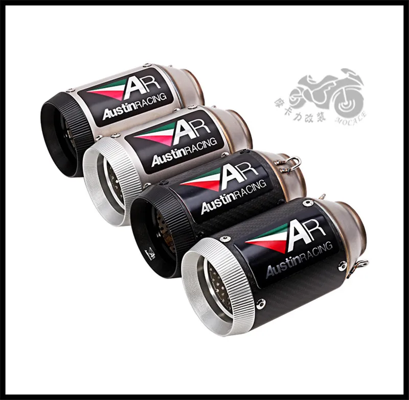 

51mm motorcycle Yoshimura modified exhaust pipe muffler large displacement AR exhaust pipe Z800 gsxr1000 Huanglong 600