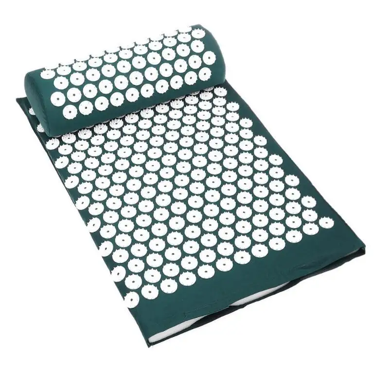 Lotus Spike Acupressure Massager Mat Relaxation Relief Stress Tension Body Yoga Mat Relieve Body Stress Pain Spike Cushion Mat