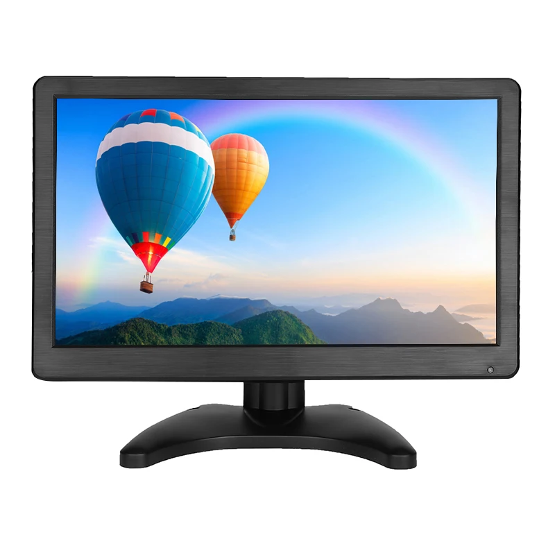 HD TFT LCD HDMI Monitor With HDMI VGA BNC AV Input Built in Speaker For PC DVR CCTV Camera (11.6inch 1366X768)